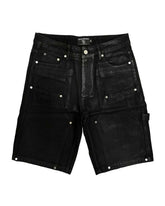Mixed Emotions Worker Wax Shorts Black