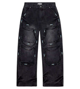 Vale Forever GEM Painters Denim Pants Black