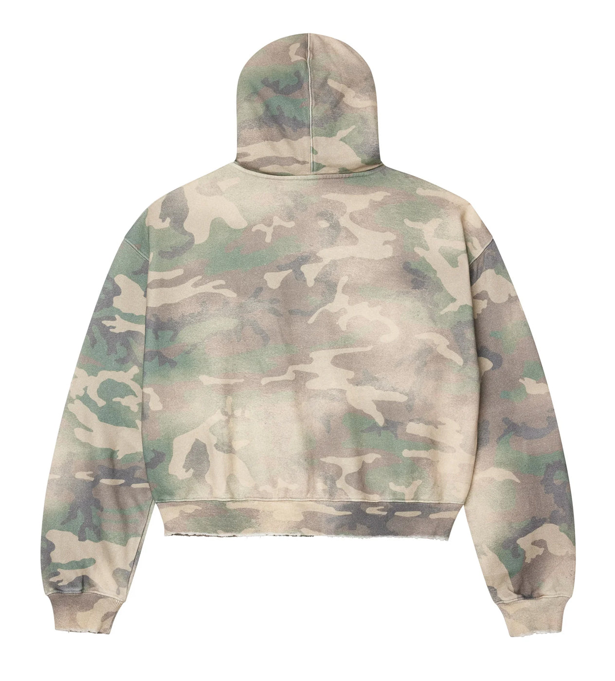 Vale Forever Cheetah Camo Zip Up Green