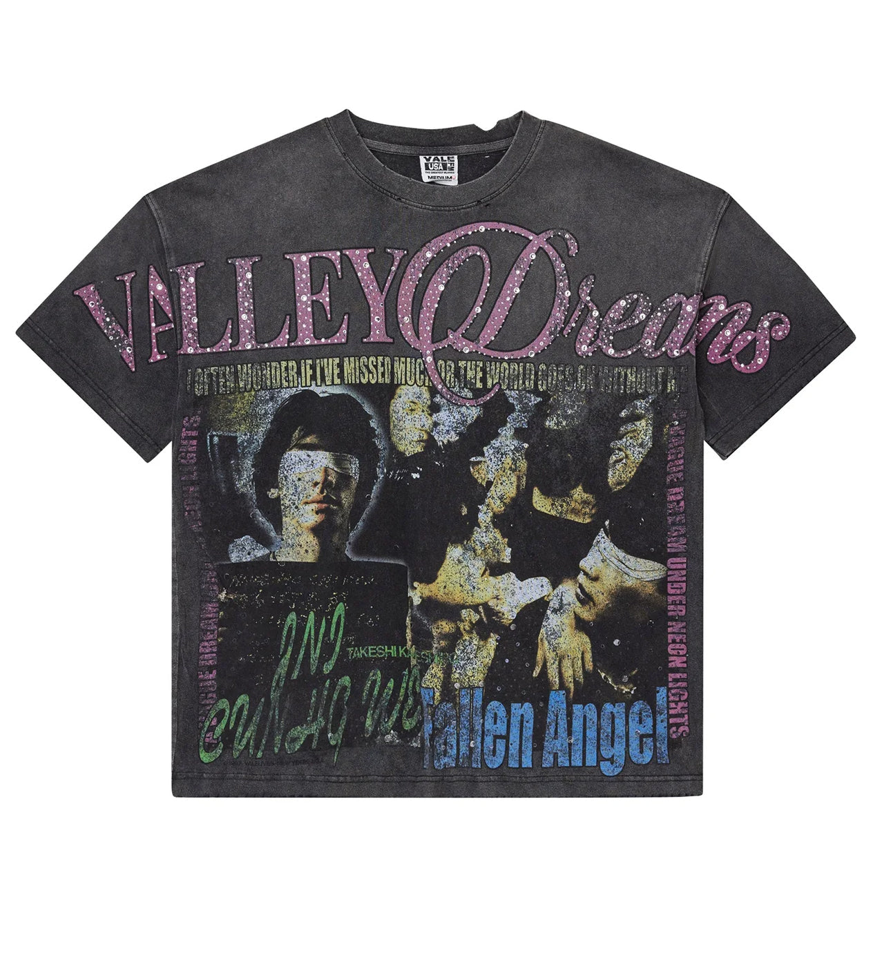 Vale Forever Fallen Bling Tee Black
